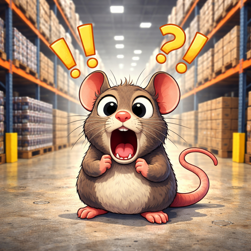 Mouse - panic at the warehouse :-)