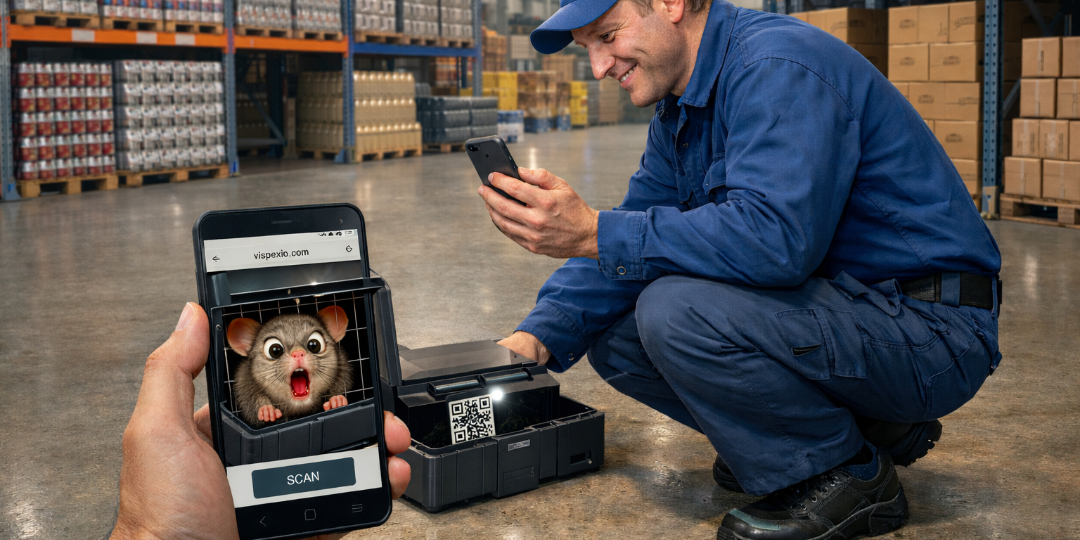 VISPEXIO digital pest monitoring & QR checkpoints